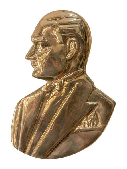 Atatürk Smokinli Silueti Pirinç Döküm ürün görseli 1
