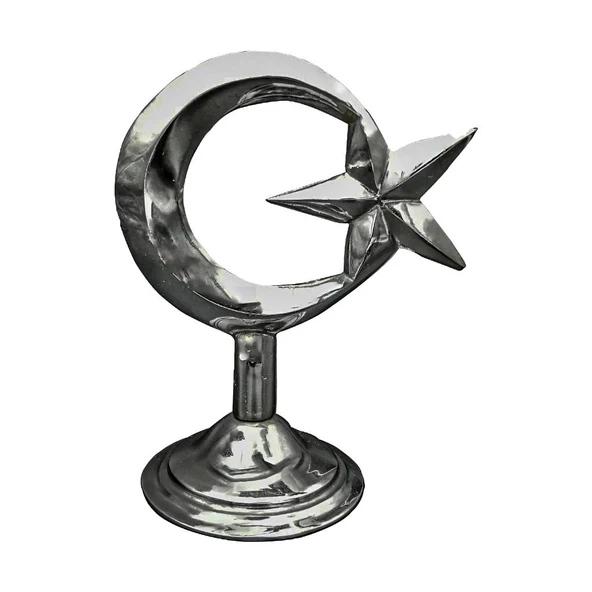 Masa Üstü Gri Ay Yıldız Pirinç Döküm ürün görseli 1