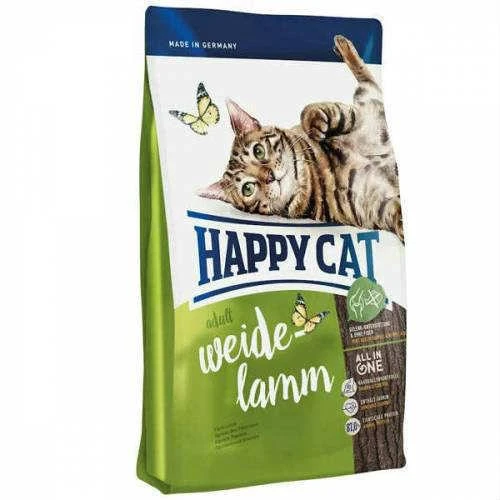 Happy Cat Weide Lamm Kuzu Etli Yetişkin Kedi Maması 4 Kg ürün görseli 1