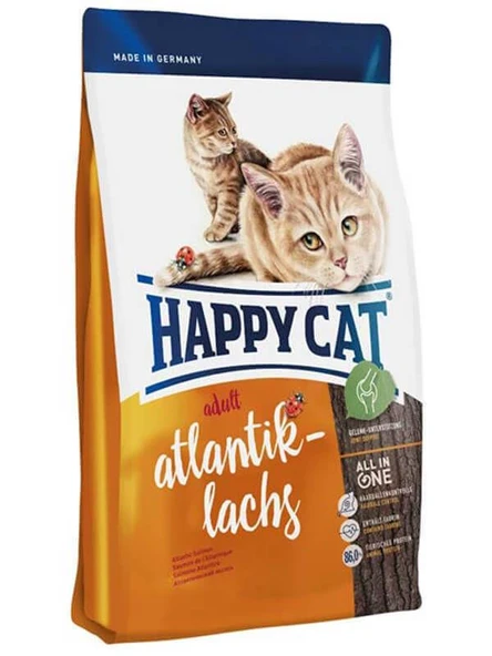 Happy Cat Atlantik Lachs Somonlu Kedi Maması 4 Kg ürün görseli 1