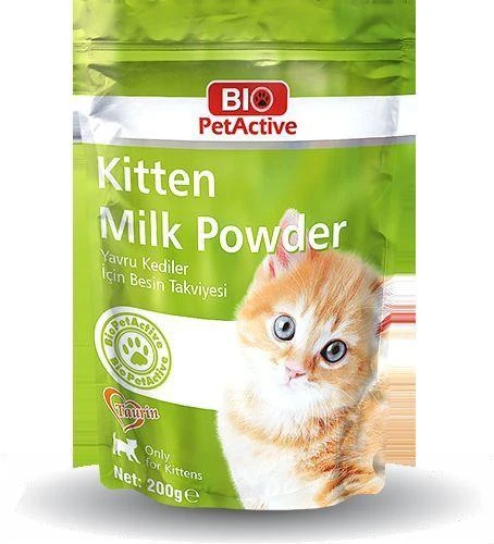 Bio Pet Active Kitten Milk Powder Yavru Kedi Süt Tozu 200 Gr ürün görseli 1