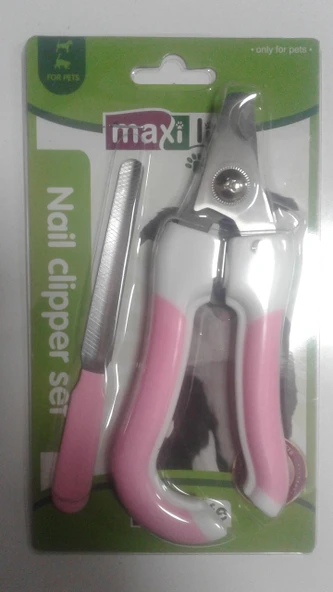 Maxi Life Kedi Köpek Tırnak Makası Törpü Set 16,5 cm ürün görseli 1
