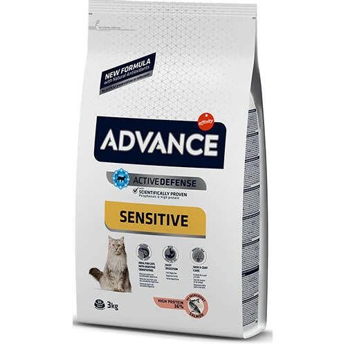 Advance Sensitive Somonlu Kedi Maması 3 Kg ürün görseli 1