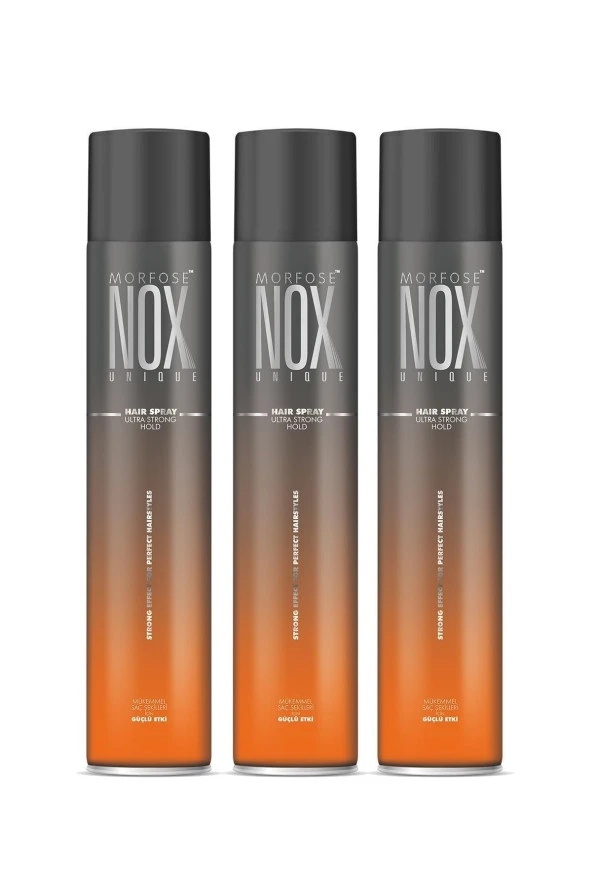 Morfose Nox Ultra Strong Hold Saç Spreyi 400 ml 3 Adet ürün görseli 1