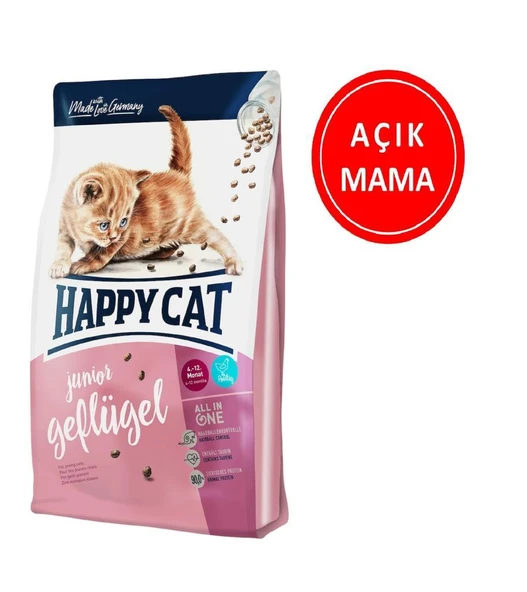 Happy Cat Junior Geflügel Yavru Kedi Maması 1 Kg AÇIK ürün görseli 1