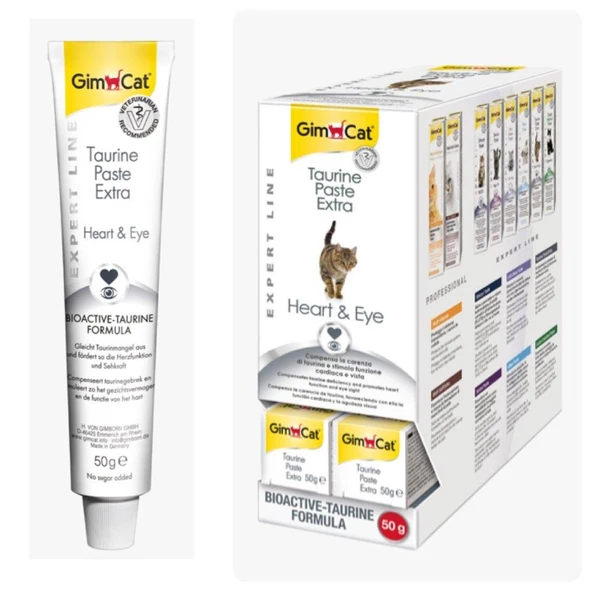 GimCat Kedi Macunu Taurin Paste Extra 50gr ürün görseli 1