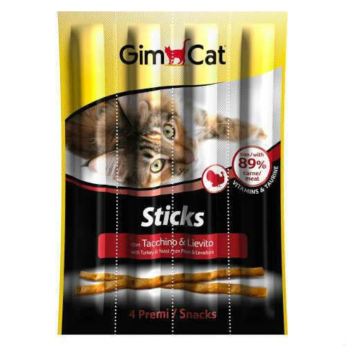 Gimcat Sticks Hindili Mayalı Ödül Çubukları 4'Lü - 20 Gr ürün görseli 1