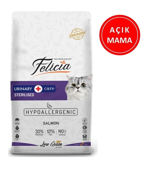 Felicia Sterilised Somonlu Kısır Kedi Maması 1 Kg AÇIK ürün görseli 1
