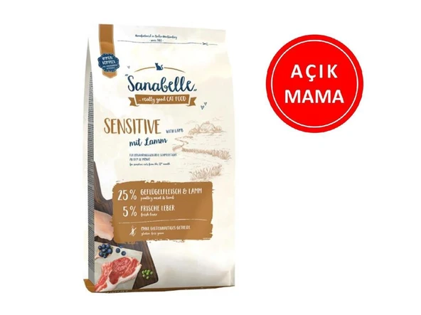 Sanabelle Sensitive Lamb Kuzulu Kedi Maması 1 Kg AÇIK ürün görseli 1