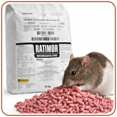 Ratimor Pelet Fare Zehiri | 1 Kg ürün görseli 1