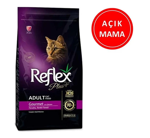 Reflex Plus Multi Color Gourmet Kedi Maması 1 Kg AÇIK ürün görseli 1