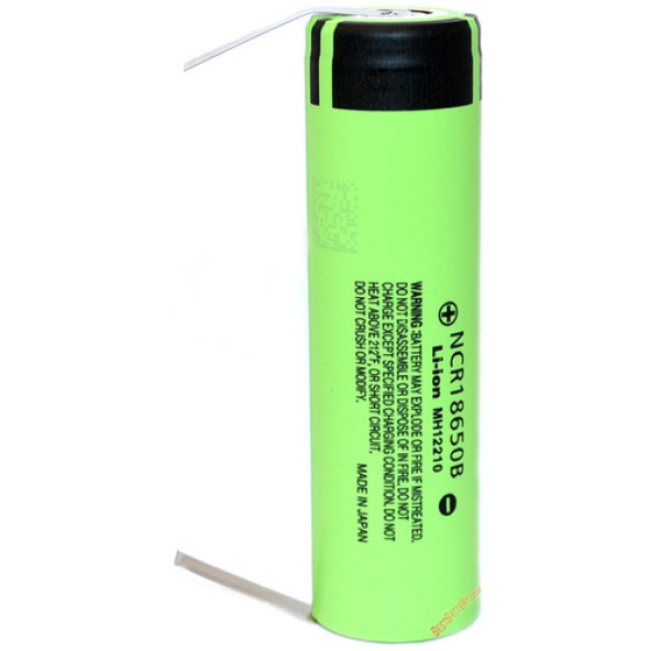 Panasonic Ncr18650b 3.7v 3400mah Puntalı Pil ürün görseli 1