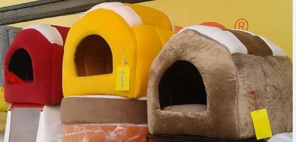 Bedspet Kedi Köpek Kulübe Yatak 47*37*39 Cm ürün görseli 1