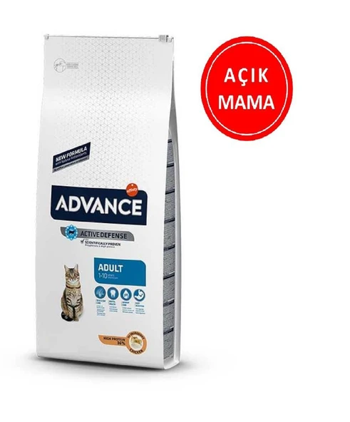 Advance Tavuklu Ve Pirinçli Yetişkin Kedi Maması 1 Kg AÇIK ürün görseli 1
