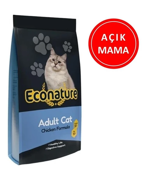 Econature Tavuk Etli Kedi Maması 1 Kg AÇIK ürün görseli 1