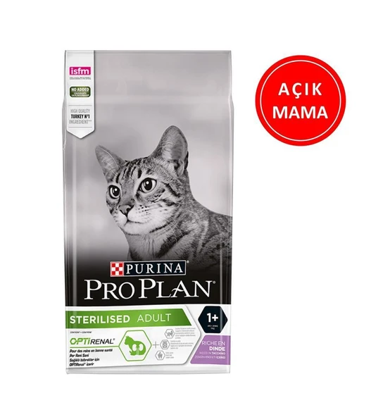 ProPlan Sterilised Hindili Tavuklu Kısır Kedi Maması 1 Kg AÇIK ürün görseli 1