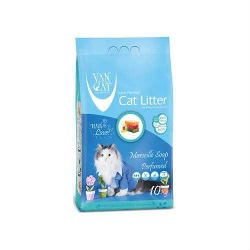 Vancat Marsılya Sabunlu Bentonit Kedi Kumu İnce Taneli 10 Kg ürün görseli 1