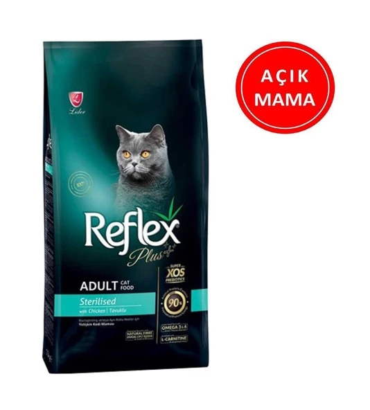 Reflex Plus Sterilised Tavuklu Kısır Kedi Maması 1 kg AÇIK ürün görseli 1