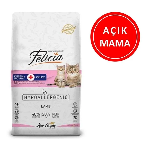 Felicia Kitten Kuzu Etli Yavru Kedi Maması 1 Kg AÇIK ürün görseli 1
