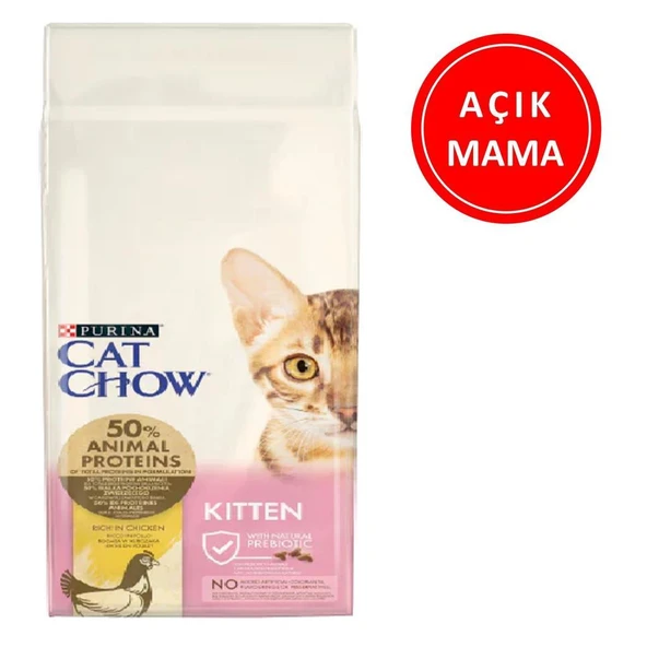 Purina Cat Chow Kitten Kedi Maması 1 kg AÇIK ürün görseli 1