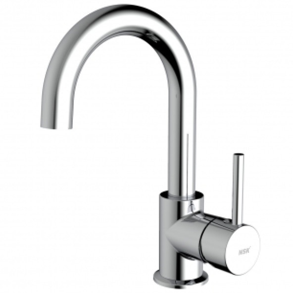 NSK Kuğu Lavabo Bataryası Miniliada Krom N4013102 ürün görseli 1