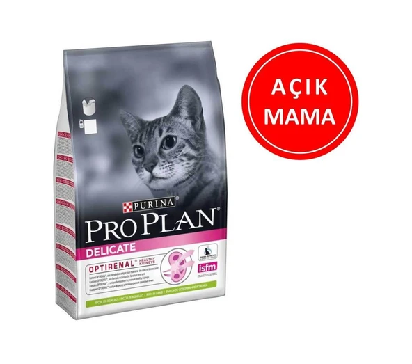 Proplan Delicate Lamb Kuzu Etli Kedi Maması 1 Kg AÇIK ürün görseli 1