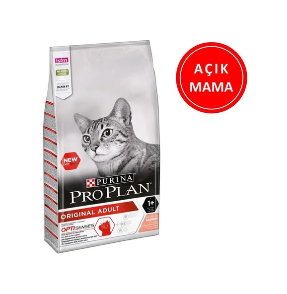 ProPlan Adult Somonlu Yetişkin Kedi Maması 1 kg AÇIK ürün görseli 1