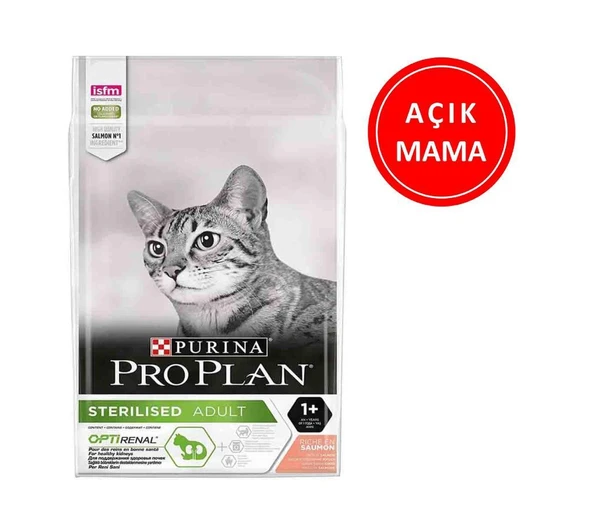 ProPlan Sterilised Somonlu Kısırlaştırılmış Kedi Maması 1 Kg Açık ürün görseli 1