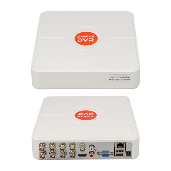 Powermaster Ahd Analog Tvı Cvı 1080N 8 Kanal Dvr Xvr Kayıt Cihazı 6 TB Mobil Destekli ürün görseli 1