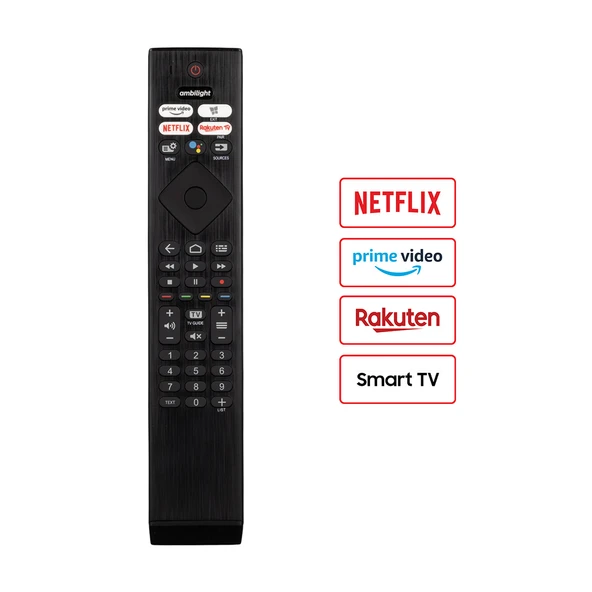 Huayu KL Phlips PH-V4 Netflix Rakuten TV-Prime Video Tuşlu Ses Komutlu Lcd Led TV ürün görseli 1