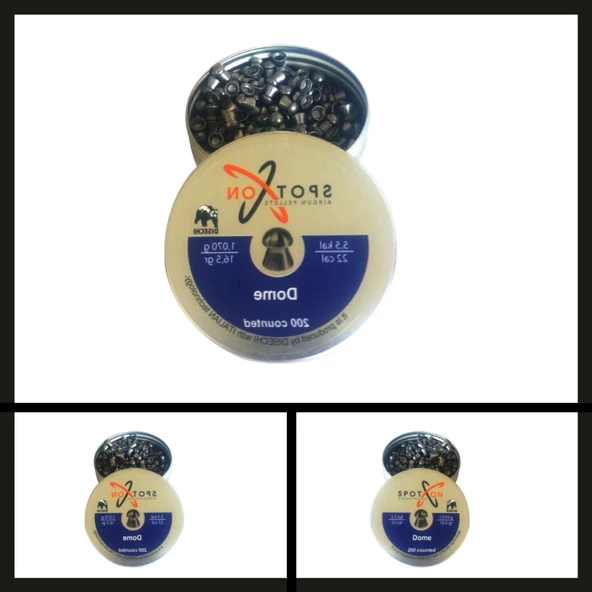 Uyguna-Yakala  5.5 Mm 200 Adet Spoton Dome Havalı Saçma-SAÇ.084 ürün görseli 1