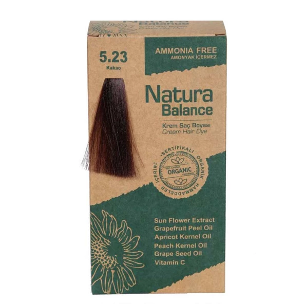 NATURA BALANCE SAÇ BOYASI 5.23 KAKAO ürün görseli 1