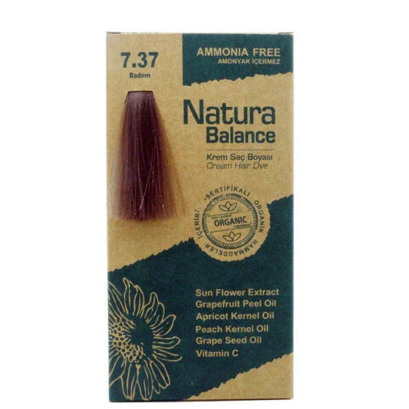 NATURA BALANCE SAÇ BOYASI 7.37 BADEM ürün görseli 1