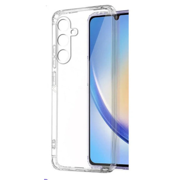 Samsung Galaxy A15 Uyumlu Şeffaf Kılıf Kamera Ve Ekran Çıkıntılı ürün görseli 1