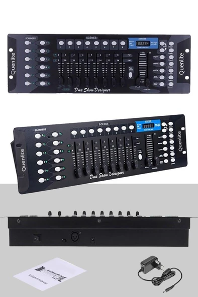 Quenlite DMX-1 Işık Kontrol Mikseri Masası DMX512 192 Kanal ürün görseli 1