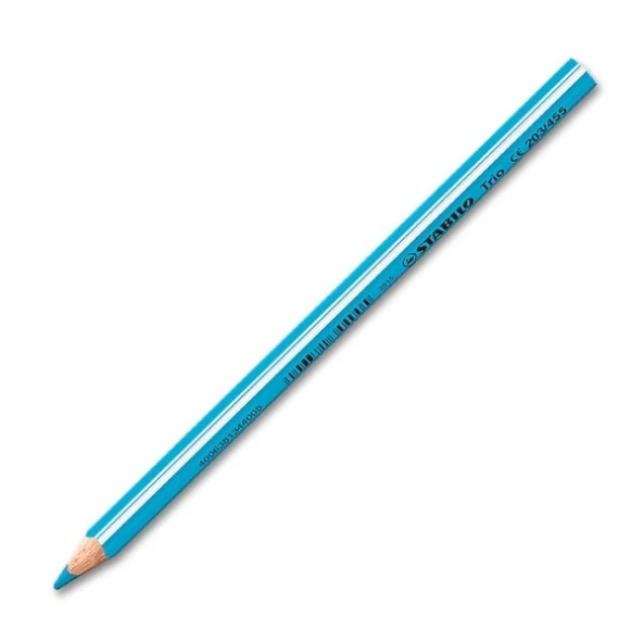 STABİLO 203 TRİO THİCK JUMBO KURU BOYA 455 AÇIK MAVİ ürün görseli 1