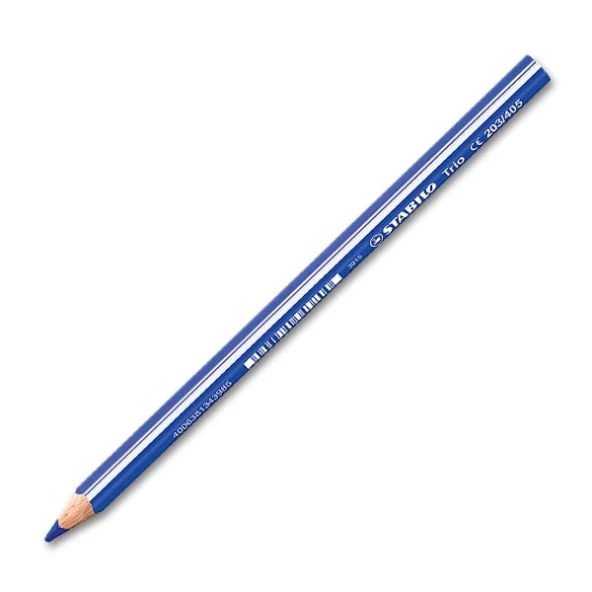 STABİLO 203 TRİO THİCK JUMBO KURU BOYA 405 MAVİ ürün görseli 1
