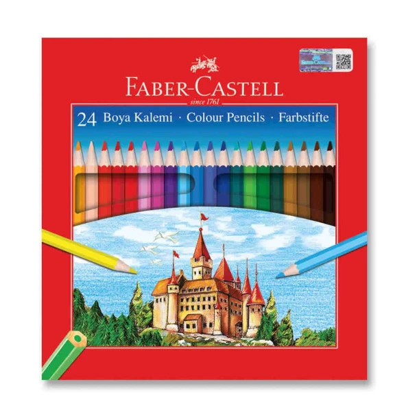 Faber Castell Redline Kuru Boya Karton Kutu 24'li - Resim 2
