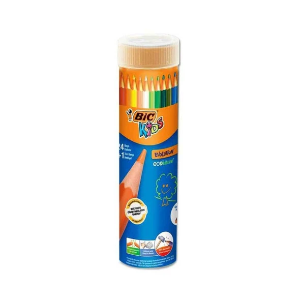 Bic Evolution Kuru Boya Kalemi Metal Tüp 24+1 ürün görseli 1