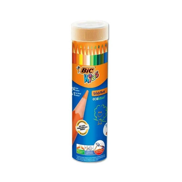 Bic Evolution Kuru Boya Kalemi Metal Tüp 24+1 - Resim 2