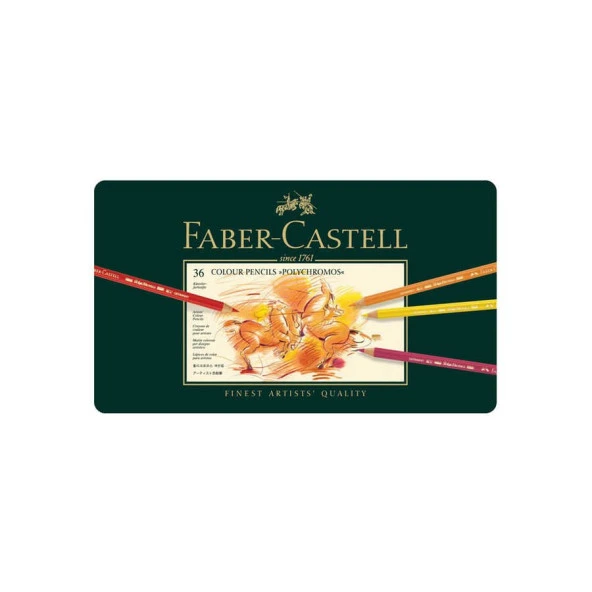 Faber-Castell Kuru Boya Polychromos 36'lı ürün görseli 1