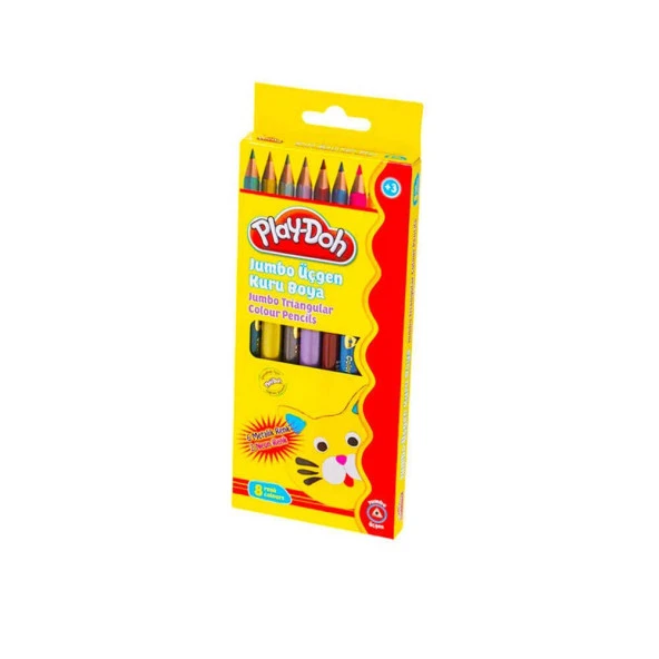 Playdoh Kuru Boya Jumbo 6'lı Metalik 2 Renk Neon ürün görseli 1