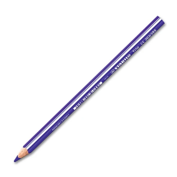 STABİLO 203 TRİO THİCK JUMBO KURU BOYA 385 MOR ürün görseli 1