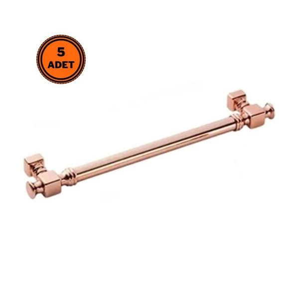 5 Adet Doğanlar Dragon 192 mm Mobilya Kulp Süper Rose Bronz ürün görseli 1