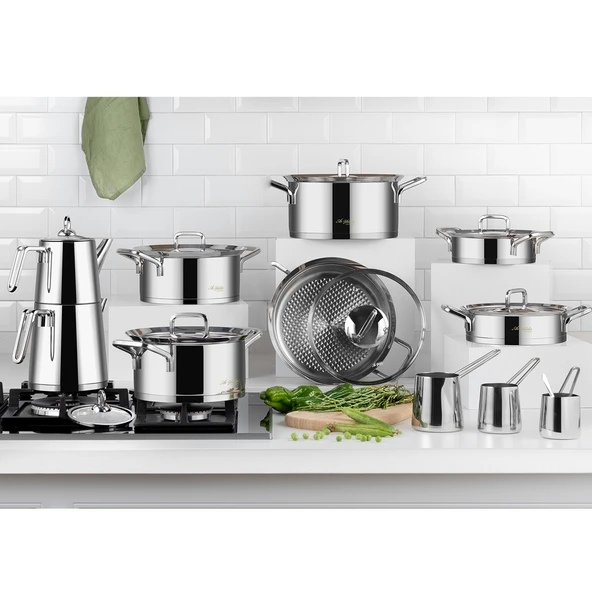 Aryıldız Chef Prestige İdeal Çelik Çeyiz Seti-20 Parça ürün görseli 1