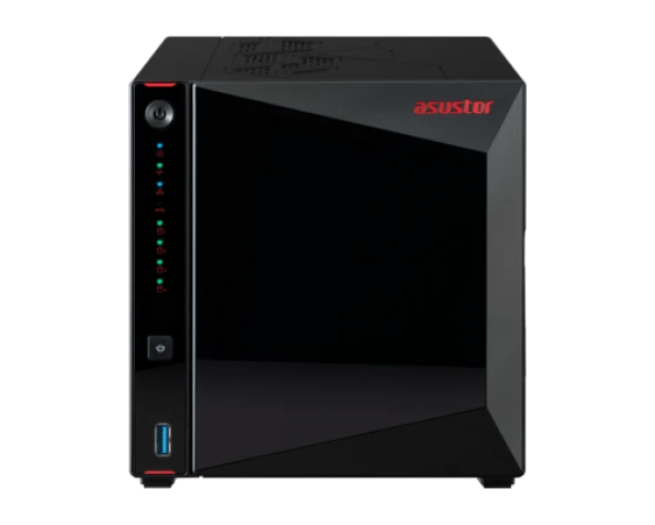 ASUSTOR AS5404T Intel N5105 4 Yuvali4X22TB Destegi 4GB DDR48GB Ram Destegi M.2 x4 2.5GbE x2 USB 3.2 x2 HDMI 2.0b x1 ürün görseli 1