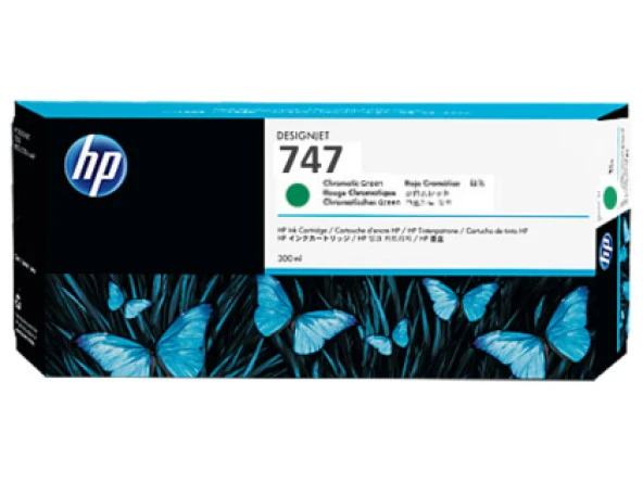 HP P2V84A 747 300 ML KROMATIK YESIL GENIS FORMAT MUREKKEP KARTUS ürün görseli 1
