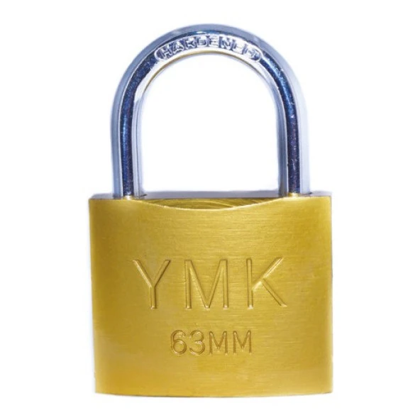 Ymk Eko Sarı Boyalı Kısa Kancalı Asma Kilit 38MM ürün görseli 1