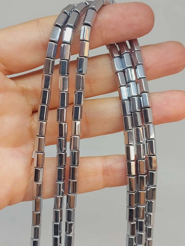 Hematit Taşı Dizi 3.5*6mm (48186) ürün görseli 1