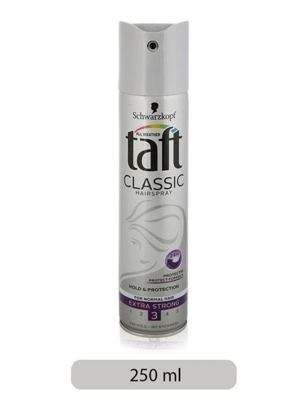 Taft Classic Ekstra Güçlü Sprey 250 Ml 1 Adet Saç Spreyi ürün görseli 1